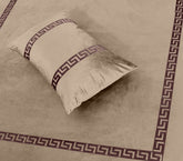 Emboss Velvet Bedsheet Set -  Skin